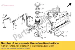 Qui puoi ordinare avvio b, rr m / c da Honda , con numero parte 43504MAH670: