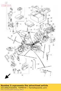 yamaha 2D1W8250D000 g?ówna ?w. zestaw immobilizera - Dół