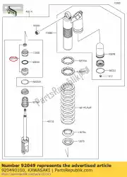 Tutaj możesz zamówić seal-oil kx450d8f od Kawasaki , z numerem części 920490100: