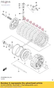 Suzuki 2144129F00 tarcza sprz?g?a dr - Dół