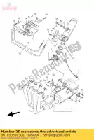 901050806300, Yamaha, ko?nierz ?rubowy yamaha  fz yzf r 600 690 1000 2004 2005 2006 2007 2008 2009 2010 2020, Nowy