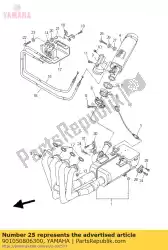 Here you can order the bolt, flange from Yamaha, with part number 901050806300: