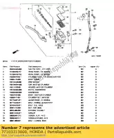 77103313000, Honda, Dr??ek, zawias siedziska *** **** honda vfr ntv vfrf 750 650, Nowy