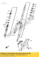 5117609E00, Suzuki, onderlegring suzuki ah 50 1992 1994, Nieuw