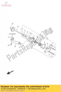 yamaha 1C0E25400000 conjunto de engrenagem motriz - Lado inferior