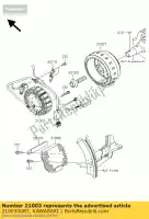 210030087, Kawasaki, stator kawasaki klx  s t sf w klx250 klx250s 250 , Nieuw