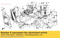 19017PK1004, Honda, clip, arnés (t.rad), Nuevo