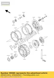 zam, clutch van Kawasaki, met onderdeel nummer 490601064, bestel je hier online: