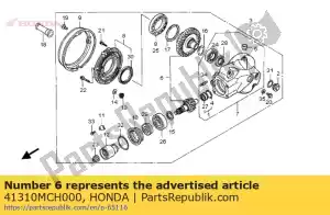 Honda 41310MCH000 zestaw kó? z?batych, ko?cowy - Dół