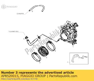 Piaggio Group AP8520015 spruitstuk d46 - Onderkant