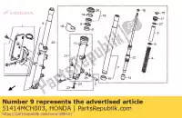 51414MCH003, Honda, cespuglio, guida honda cbr  rr st pan european a f vtx c st1300 st1300a vtx1800c cbr600rr 600 1300 1800 , Nuovo