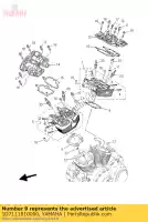 1D7111810000, Yamaha, pakking, cilinderkop 1 yamaha xv 1900 2006 2007 2008 2009 2011 2012 2013, Nieuw