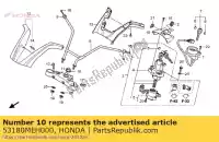 53180MEH000, Honda, tampa, bloqueio hndl honda nsa dn01 a nsa700a 700 , Novo