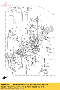 yamaha 3TJ1494F2000 chorro (# 82) - Lado inferior