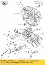 Aquí puede pedir cadena, hizo scr-0409 sv de Kawasaki , con el número de pieza 920570188: