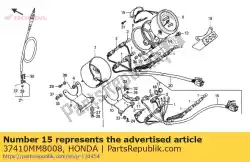 Here you can order the temperature unit from Honda, with part number 37410MM8008:
