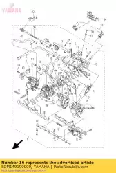 Qui puoi ordinare clip da Yamaha , con numero parte 5DM149190000: