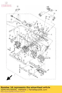 yamaha 5DM149190000 clip - Il fondo