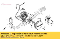 pakking, l. Hoes van Honda, met onderdeel nummer 11352KA4771, bestel je hier online: