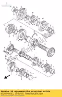 0926740002, Suzuki, Cuscinetto suzuki gsx 1100 1991 1992 1993 1994, Nuovo