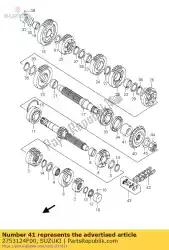 Aquí puede pedir espaciador, motor m de Suzuki , con el número de pieza 2753124F00: