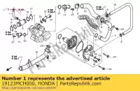 19123MCH000, Honda, tubo flessibile, corpo farfallato honda vtx  c1 c vtx1800c vtx1800c1 1800 , Nuovo