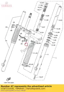 yamaha 1C6F331E00 guida, filo - Il fondo