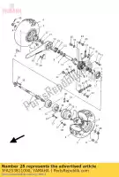 3FA253811000, Yamaha, Asse, ruota yamaha yfm 125 2000 2001 2002 2003 2004 2005 2006 2007 2008 2010 2012 2013, Nuovo