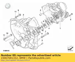 Aqui você pode pedir o parafuso torx - m6x37,75 em BMW , com o número da peça 23007681332: