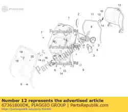 Aquí puede pedir klappe de Piaggio Group , con el número de pieza 67361800DK: