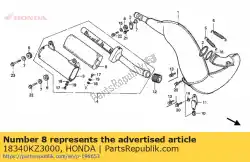 Aqui você pode pedir o nenhuma descrição disponível no momento em Honda , com o número da peça 18340KZ3000: