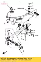 31K241610000, Yamaha, embleem 1 yamaha rd rdf 350, Nieuw