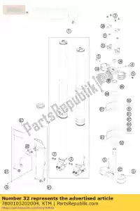 ktm 7800103202004 pince triple bot cpl. 20 mm ou. - La partie au fond