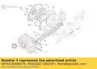 AP3UCA000079, Piaggio Group, Cilinder luchtmantel aprilia mojito 50 1999 2000 2001 2002 2003, New