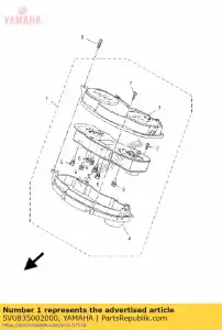 yamaha 5VU835002000 speedometer assy - Bottom side