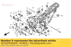 geen beschrijving beschikbaar van Honda, met onderdeel nummer 50182MS8000, bestel je hier online: