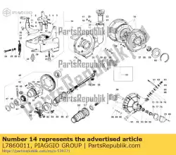 Qui puoi ordinare scatola da Piaggio Group , con numero parte L7860011: