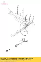 Aquí puede pedir cable, cable secundario de Yamaha , con el número de pieza 5PA825090000: