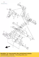 6260002880, Suzuki, Armset, achter cu suzuki tl  r s tl1000r 1000 , Nieuw