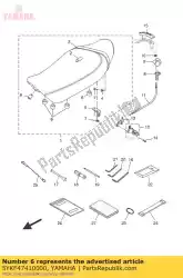 Ici, vous pouvez commander le coussin, siège auprès de Yamaha , avec le numéro de pièce 5YKF47410000: