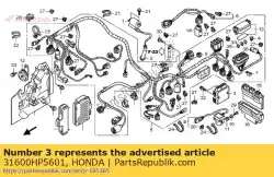 Aqui você pode pedir o conjunto retificador regulador em Honda , com o número da peça 31600HP5601: