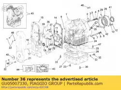 Here you can order the plate from Piaggio Group, with part number GU05007330: