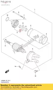 suzuki 3115349210 sello de aceite, starti - Lado inferior