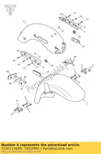 triumph T2301146PR mgrd assyrearpntd - Lado inferior