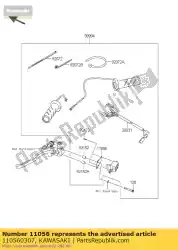 Ici, vous pouvez commander le bracket kle650cbf auprès de Kawasaki , avec le numéro de pièce 110560307: