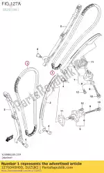 Qui puoi ordinare catena comp., camme da Suzuki , con numero parte 1276040H00: