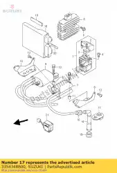 Here you can order the cover,plug cap from Suzuki, with part number 3354348B00: