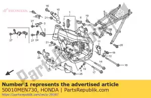 Honda 50010MEN730 body assy., frame - Lado inferior