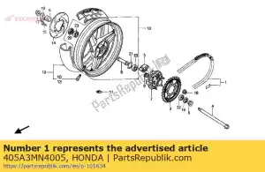 Honda 405A3MN4005 transmissão por corrente - Lado inferior