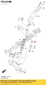 suzuki 5132144G00 tornillo - Lado inferior